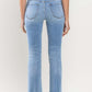 Striving (Bella) HR Cropped Flare Denim- Lt Blue