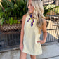 Luna Open Back Mini Dress- Butter