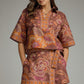 Izzy Botanical Top- Terra Cotta