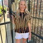 Tiger Boxy Sweater Top