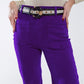 Freret Front Pocket Denim- Purple
