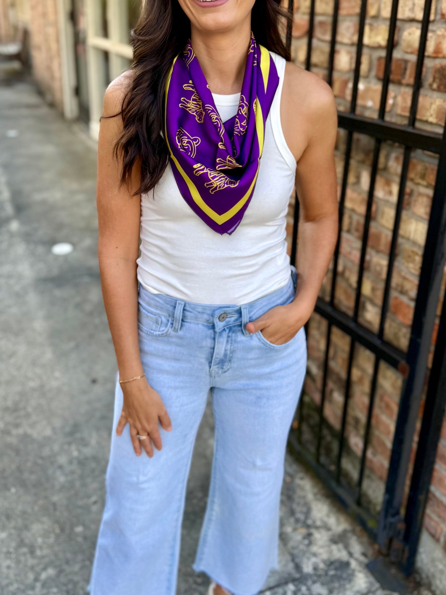 LSU Gameday Scarf- Mascot