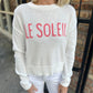 Z Supply Le Soleil Sweater- White