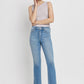 Reptar (Bella) HR Cropped Flare Denim- Blue