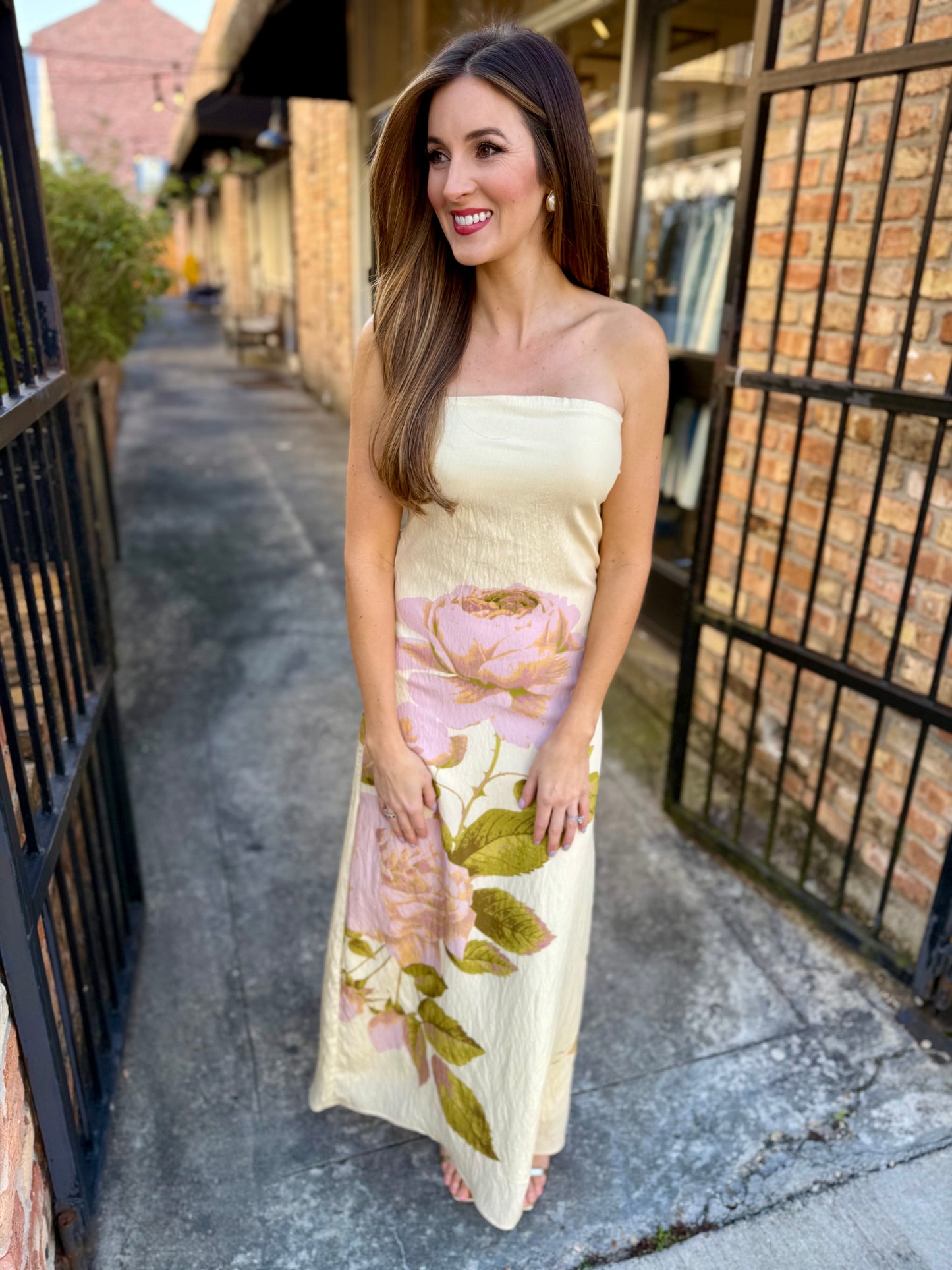 Oversized Floral Maxi Dress