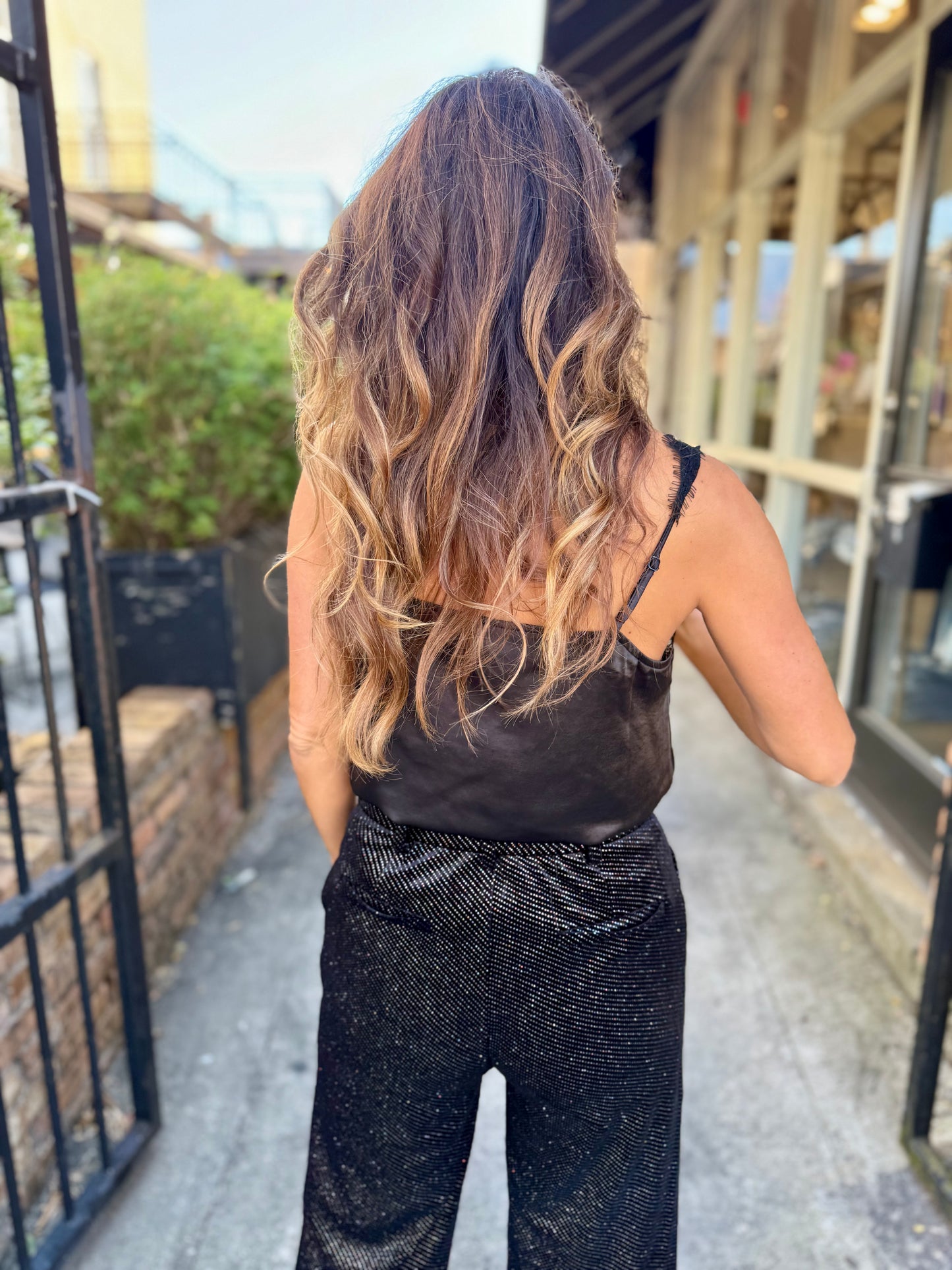 Watkins Embellished Pants- Black