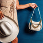 Mimi Clear Bag- Cream