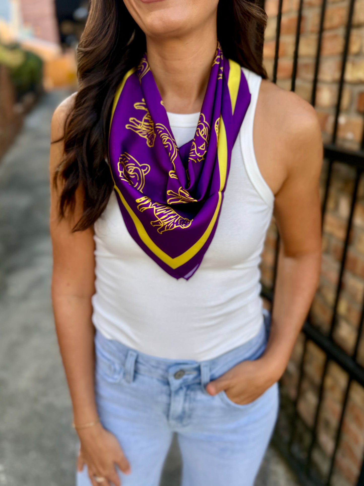 LSU Gameday Scarf- Mascot