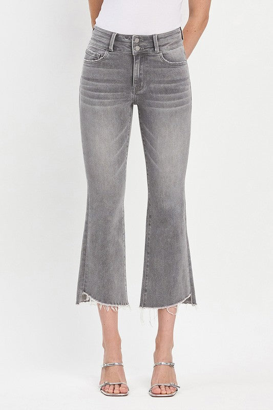 Skylar (Renato) HR Mini Bootcut Denim- Grey Wash