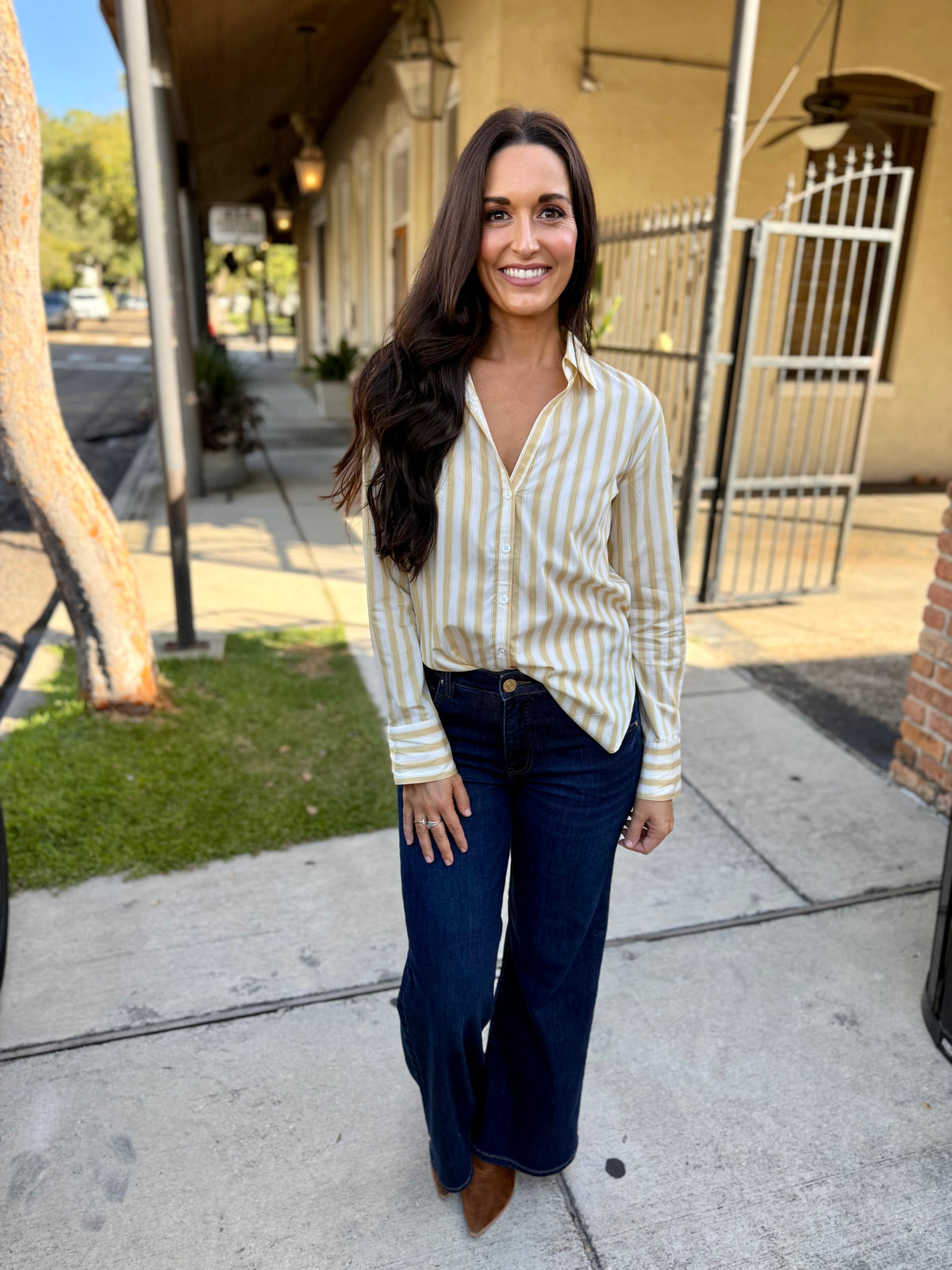 Z Supply Golden Haven Stripe Top