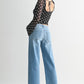Margo Petite Slim Wide Leg- Light Denim