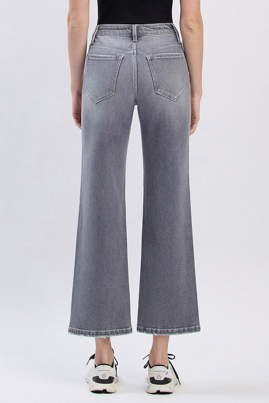 Aileeah (River Eden) HR Ankle Slim Wide Denim