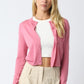Giana Knit Cardigan- Dusty Rose