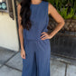 Z Supply Scout Linen Pant- Vintage Indigo