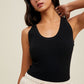Reece Ribbed Sweater Bodysuit- Black