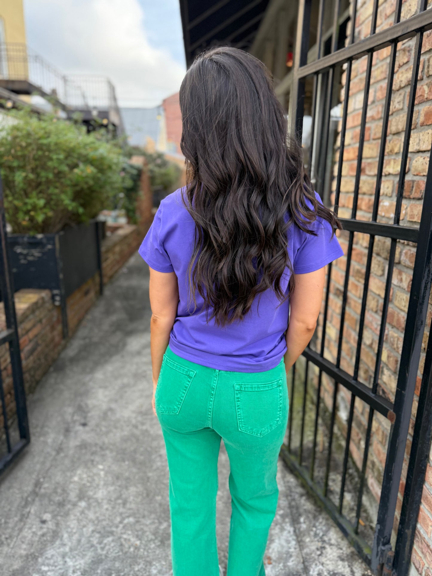 Marching Boots Tee- Purple