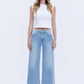 Quieter HR Ankle Wide Leg Denim