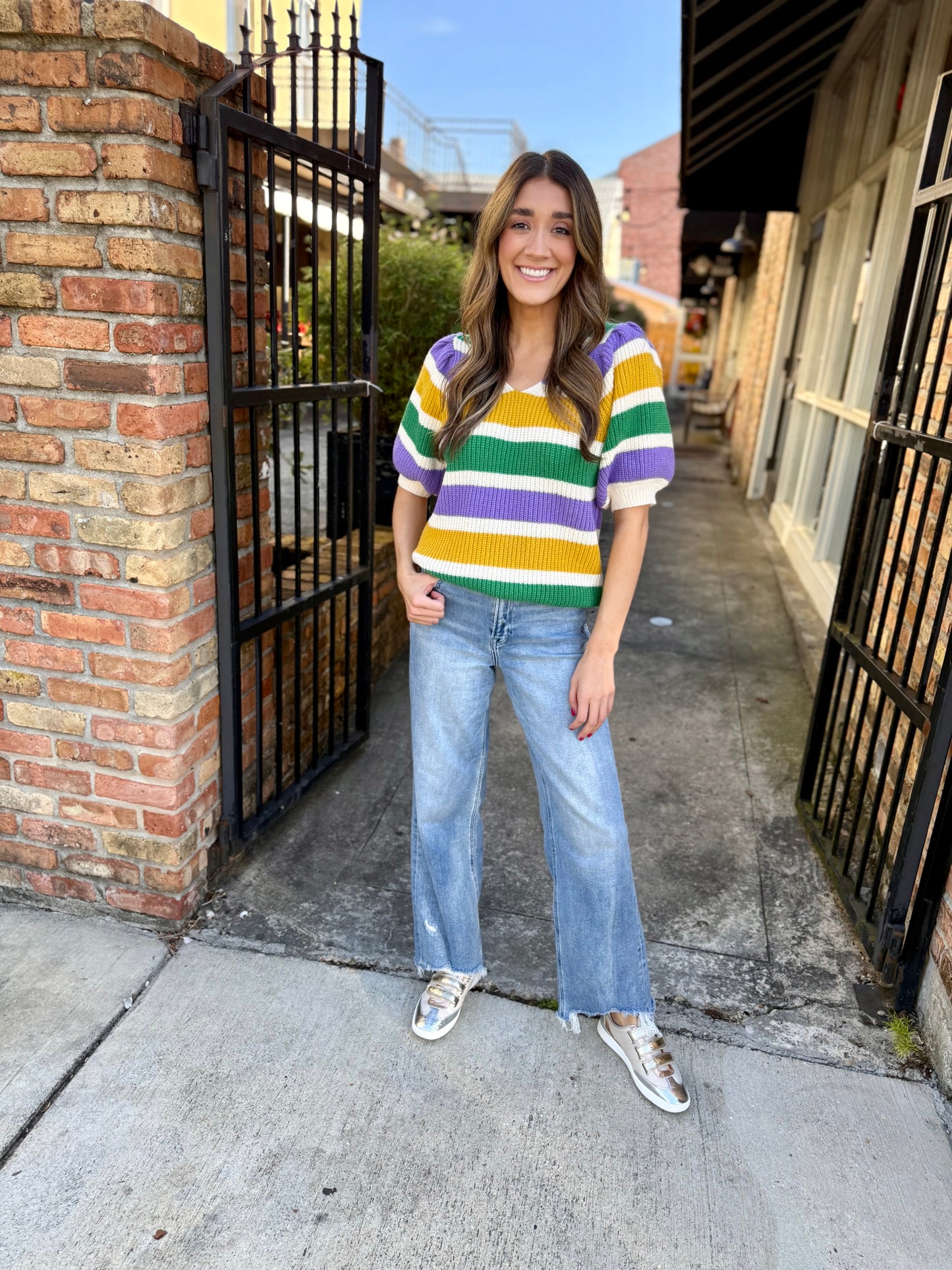 Parade Puff MG Stripe Top