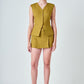Volly Pleated Mini Skort- Olive