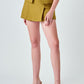 Volly Pleated Mini Skort- Olive