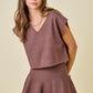 Meghan 2 PC Set- Brown
