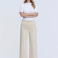 Olivia (White Swan) HR Wide Leg Jeans