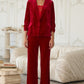 Ashley Velvet Pants- Red