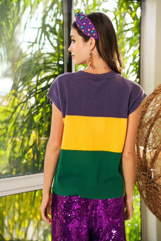 Saint Sequin MG Sweater Vest