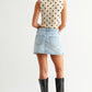 Meaux Denim Mini Skirt- Light Denim