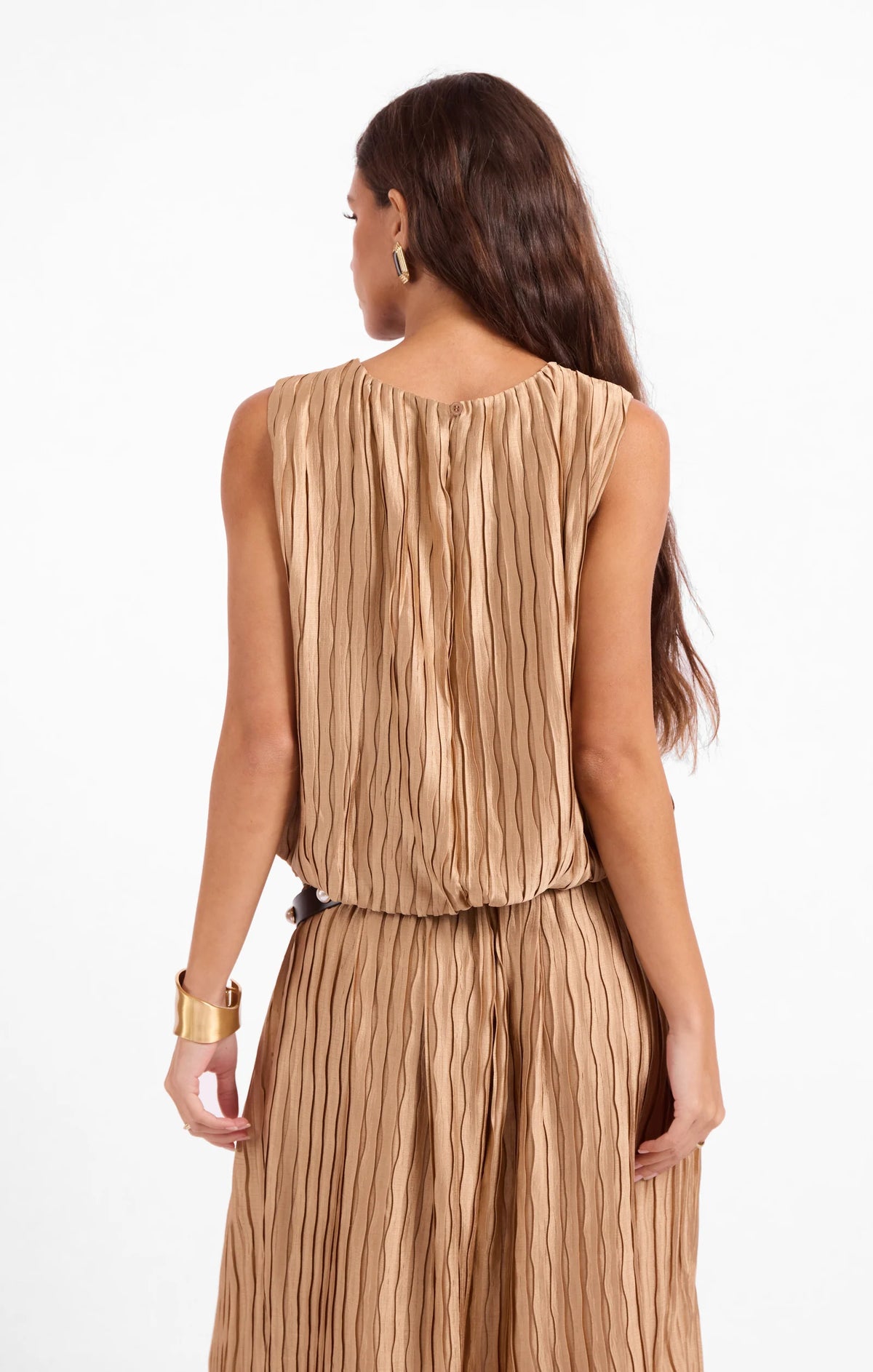 City Daze Top- Taupe