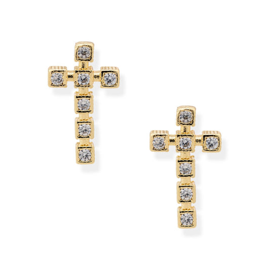 Faith Cross Earrings