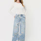 Cheryl (Floral) HR Vintage Flare Jeans