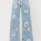 Cheryl (Floral) HR Vintage Flare Jeans