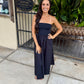 Z Supply Sunsought Strapless Maxi Dress- Black