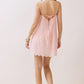 Eyelet Cami Mini Dress- Pink
