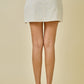 Garden Party Embroidered Skirt- Ecru