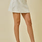 Garden Party Embroidered Skirt- Ecru
