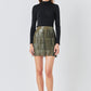 Sheen Stretch LS Top- Black