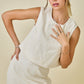 Garden Party Embroidered Top- Ecru