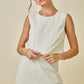 Garden Party Embroidered Top- Ecru