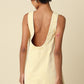 Luna Open Back Mini Dress- Butter