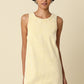 Luna Open Back Mini Dress- Butter