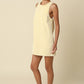 Luna Open Back Mini Dress- Butter
