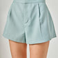 Zach Wide Leg Short- Stonewash Blue