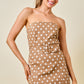 Ian Polka Dot Dress- Brown
