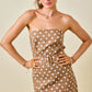 Ian Polka Dot Dress- Brown