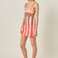 Hannan Stripe Mini Dress- Multi