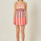 Hannan Stripe Mini Dress- Multi