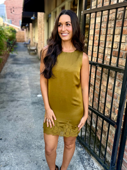 Z Supply Meadow Muse Dress- Golden Sage