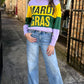 Mardi Gras Colorblock Sweater